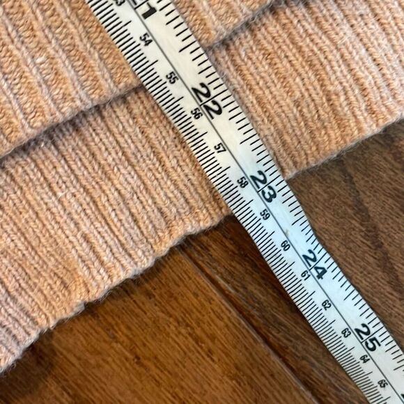 Madewell tan crewneck patch pocket sweater large - Picture 6 of 12